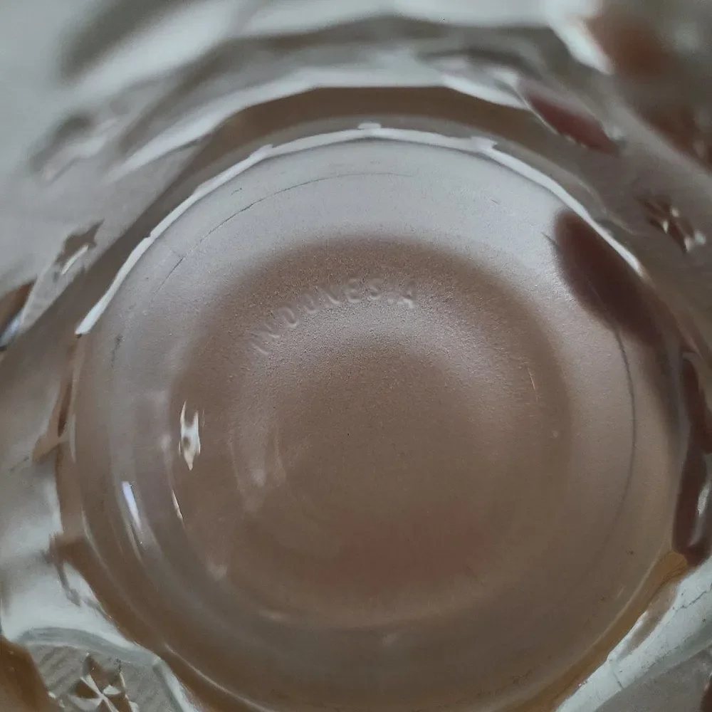 Vintage textured glass